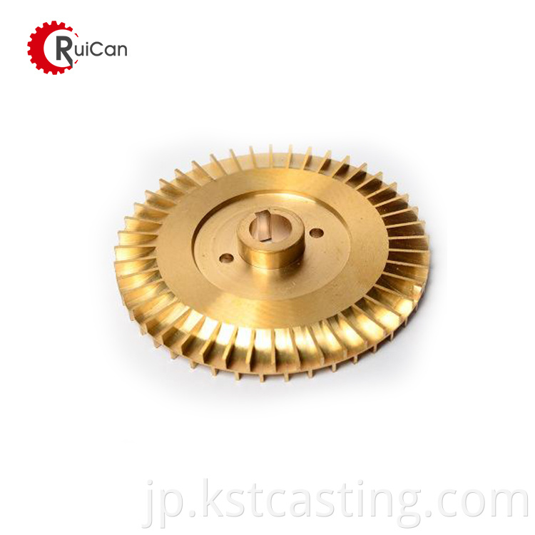 high quality cast water pump brass impeller